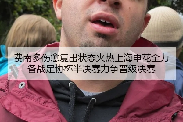 费南多伤愈复出状态火热上海申花全力备战足协杯半决赛力争晋级决赛